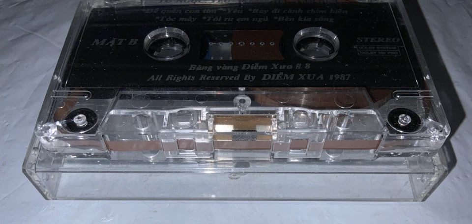 Vintage 1987 Vietnamese Cassette Tape - Bang Vang Diem Xua #8 Tu Ngoc Yeu Foto 2 de 4