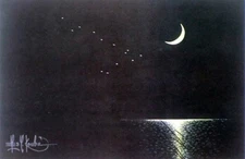 Coot Migration By Les Kouba Signed and Numbered Print