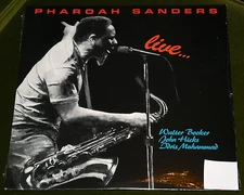 PHAROAH SANDERS LIVE LP VINYL *RARE* THERESA RECORDS USA KDISC PRESS LIMITED New