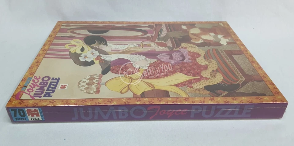 Joyce jumbo puzzle 70 pezzi made in Holland bambina ragazza vestiti giochi - Immagine 2 di 3