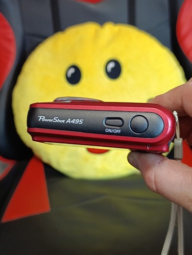 Canon PowerShot A495 10MP Compact Digital Camera Red Full Box - Tested OK - Picture 7 of 10