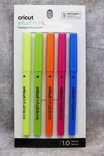 New Sealed Cricut Infusible Ink Markers Neon 1.0 5 Markers Total 