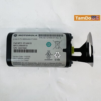 Motorola 82-127909-01 Battery Li-ion 3.7V 4800mAh 17.8Wh Rechargeable OEM