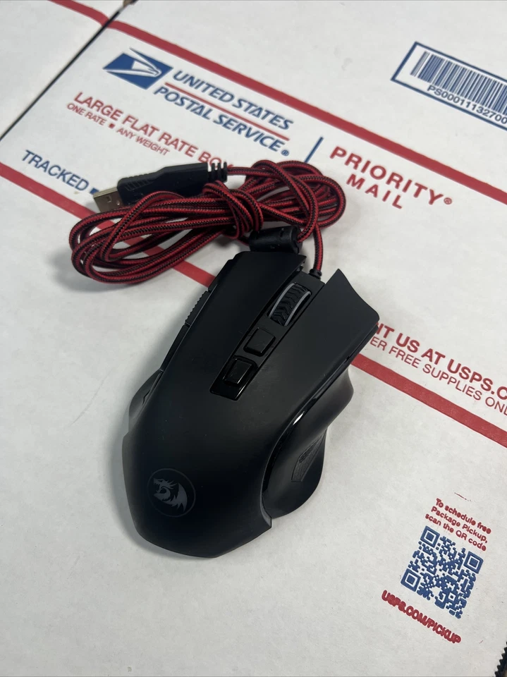 Red Dragon Griffin M607 Wired USB RGB LED 7200 DPI Gaming Mouse - SAME DAY SHIP - Image 3 of 4