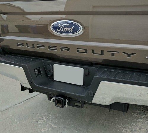 Tailgate Insert Letters Decal Vinyl for Ford F-250 F-350 Super Duty 2017-2021 - Picture 6 of 8