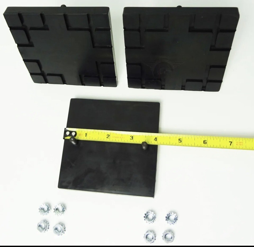 Challenger Lift Square Rubber Lift Pad CL9 CL10 ( Set Of 4 pads and ...