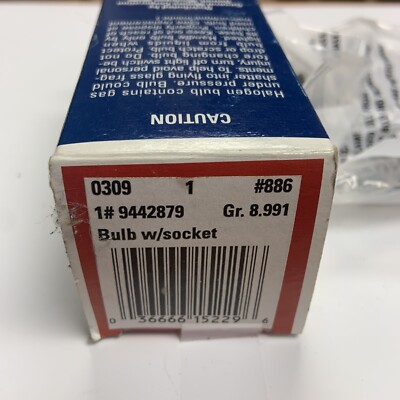 NOS GENUINE GM #886 Bulb With Socket #9442879 | eBay