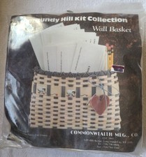 Burgundy Hill Basket Kits Commonwealth MFG CO Wall Basket NEW