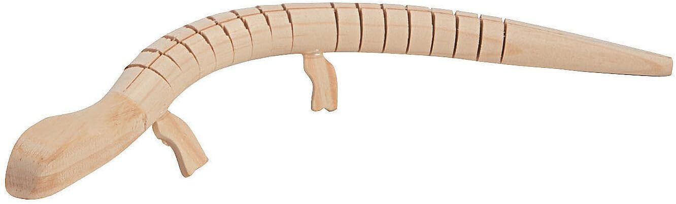 Fun Express DIY Wood Lizards - VBS Vacation Bible School Supplies/Decor - Set of