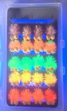 Supersoft Fluorescent UV Fritz Boobies, Booby Lures Trout Fly Fishing