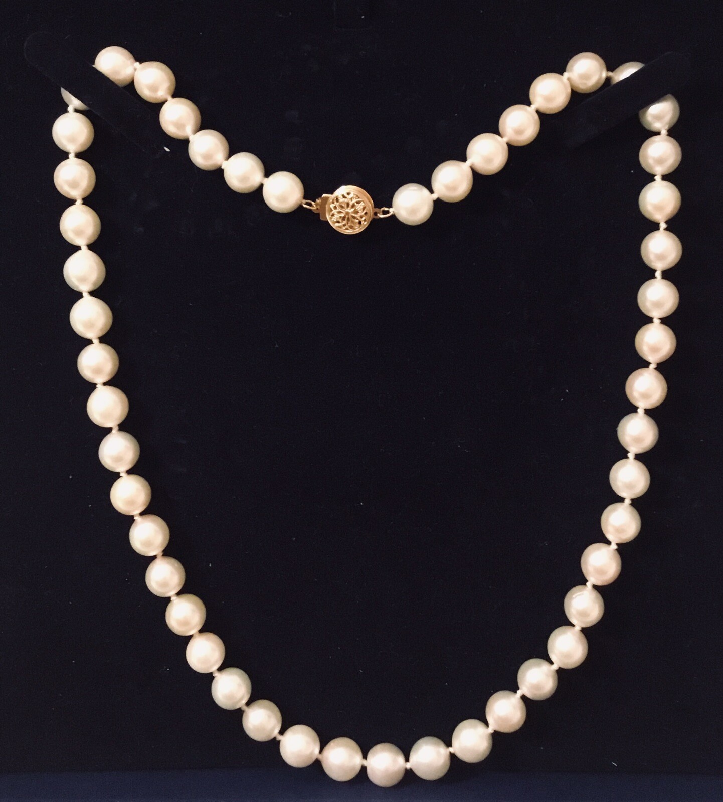 18” 7.07.5MM AAA AKOYA PEARL NECKLACE eBay