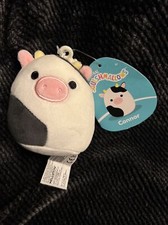NWT Squishmallow Cow Clip CONNOR 3.5 Inch Soft Plush New 2017