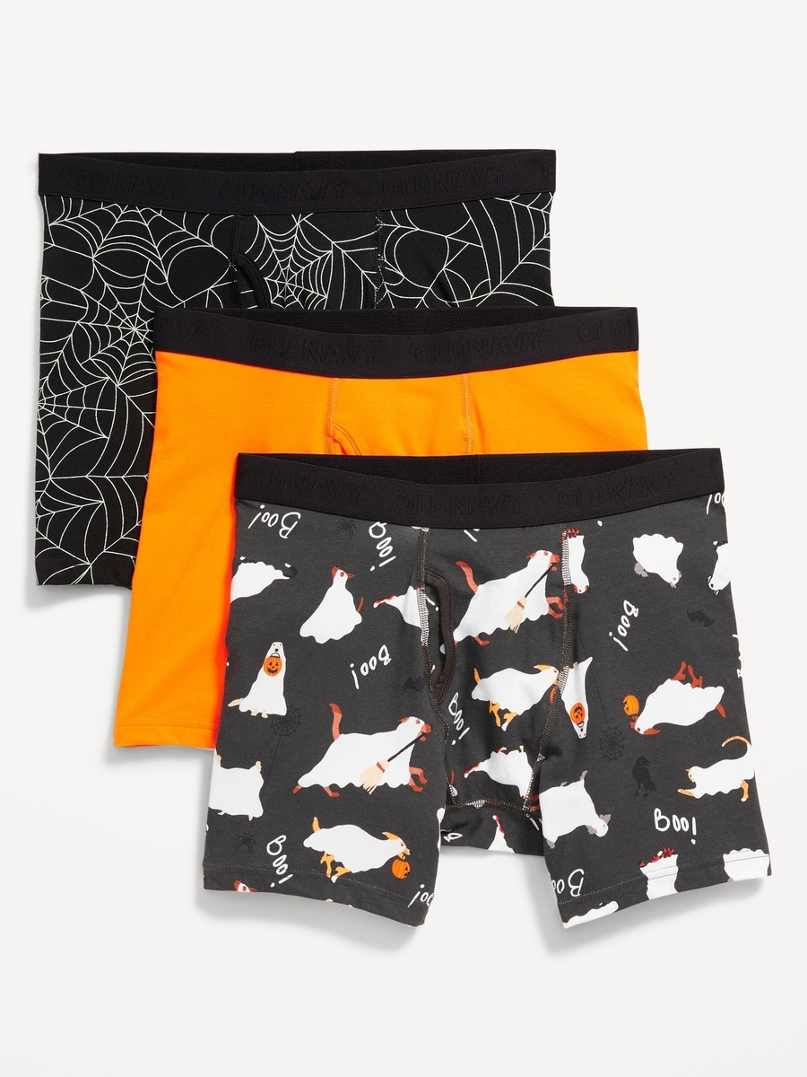 Old Navy Halloween Flex Boxer-Brief Underwear 3-Pack for Men Size M or XL