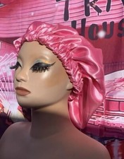 PiNK Satin Bonnet