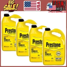 [HOT] 4 Packs Prestone All Vehicles - 10yr/300k mi - Antifreeze+Coolant (1 Gal )