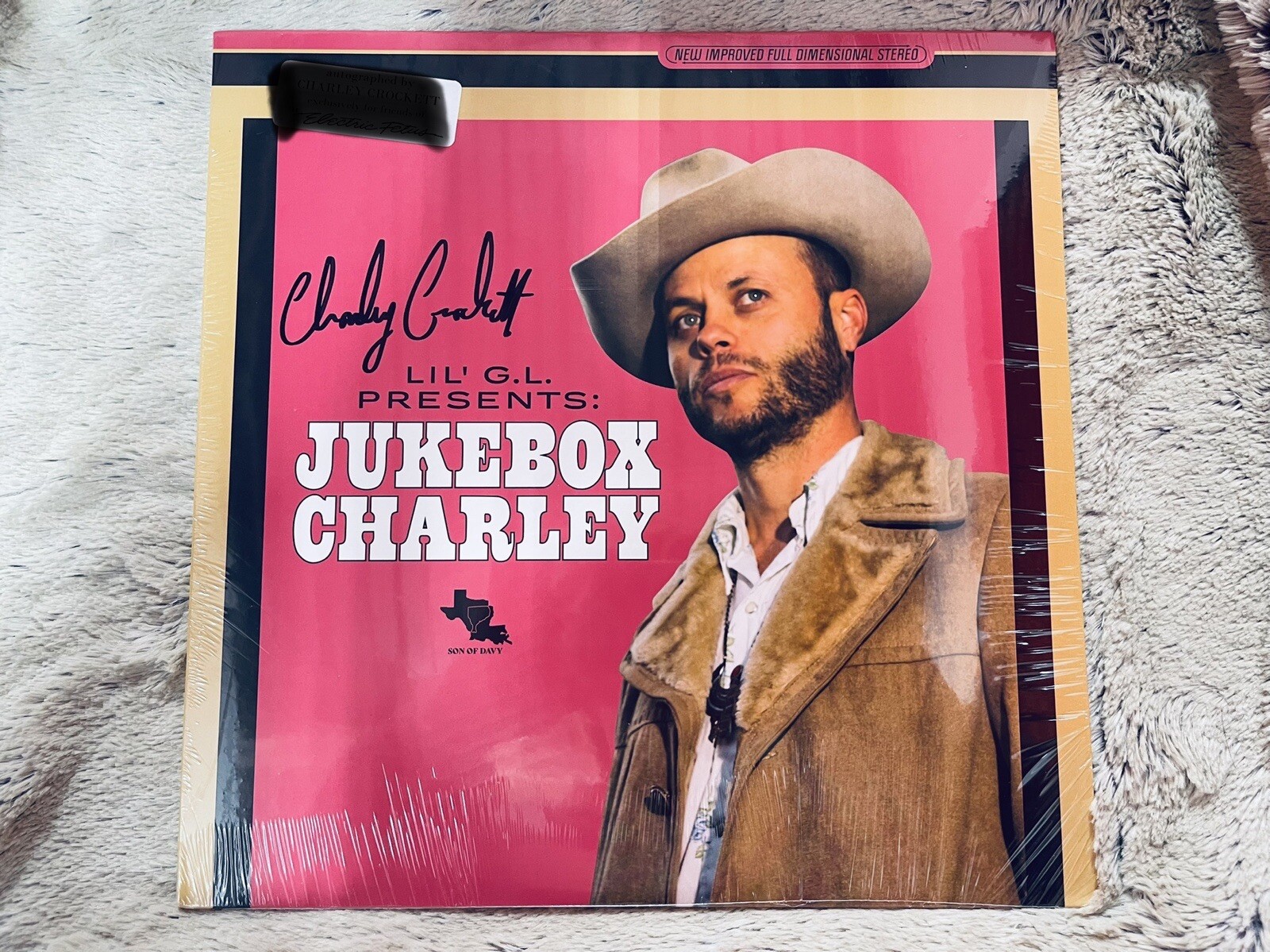 Charley Crockett - Lil' GL Presents Jukebox Charley LP Signed Vinyl New Seal