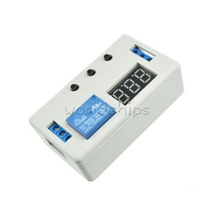 New 12V LED Automation Delay Timer Control Switch Relay Module with case