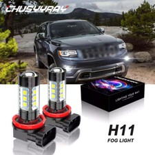 For Jeep Grand Cherokee 2014-2018 6000k Led Fog Lamp Light Bulbs H11 White 2x