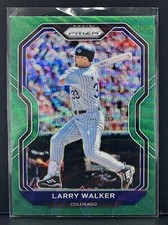 2021 Panini Prizm Green Wave Larry Walker #69 Colorado Rockies