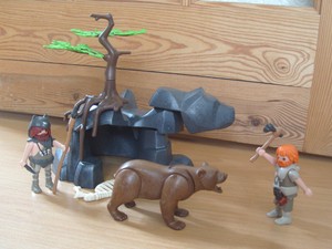 playmobil caveman set