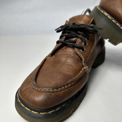 Doc Martins platfom shoes peanut vintage size 13 style code 8A25