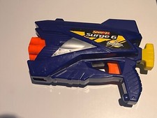 RARE Buzz Bee Toys Snap It Surge 6 Shot Air Warriors Retro Foam Dart Blaster