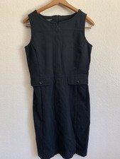 Talbots Black Shift Dress Sleeveless SZ XS