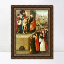 Framed Canvas Art Giclee Print Series#043 by Hieronymus Bosch Wall Art Decor