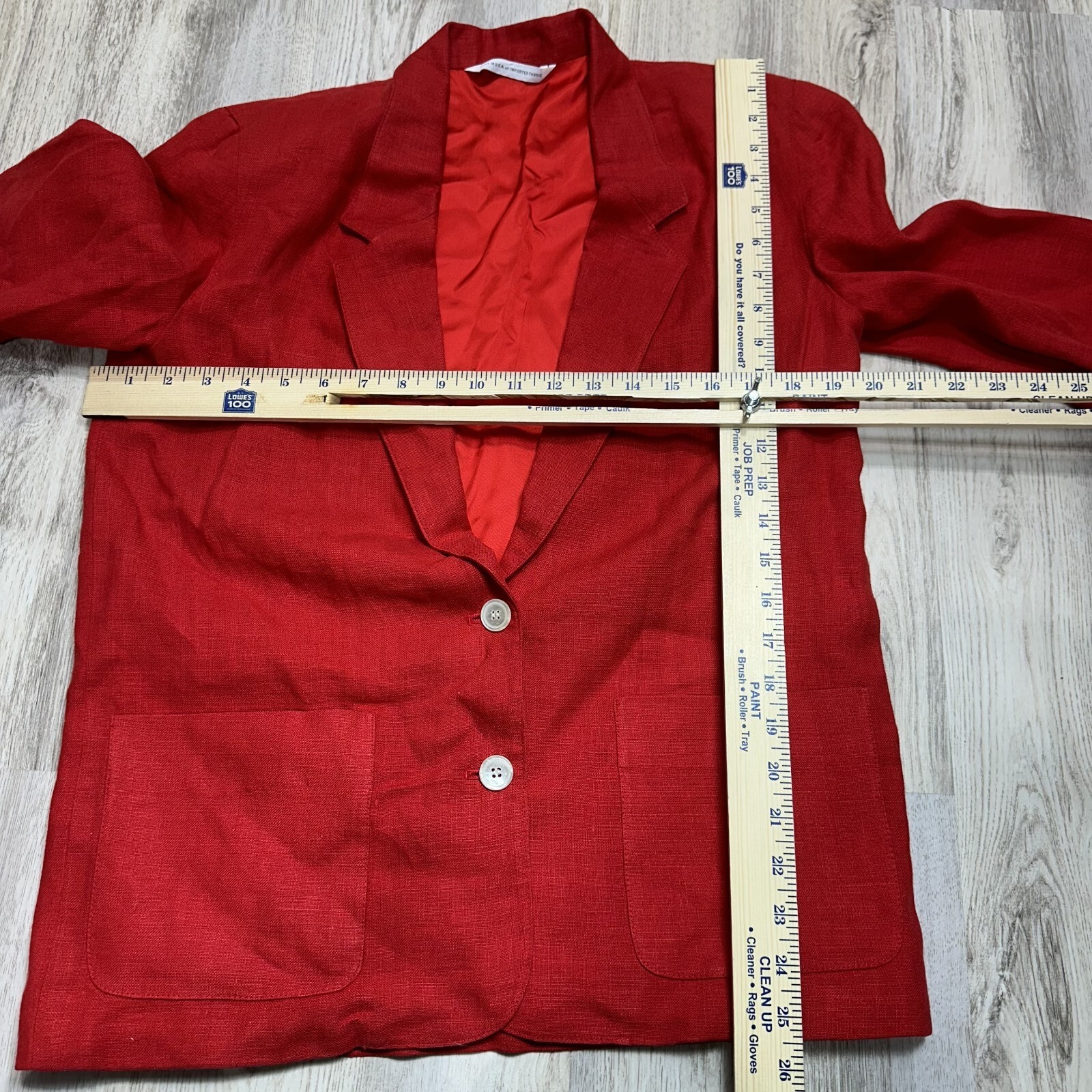 Talbots Petite Collection Red Blazer Jacket Two B… - image 2