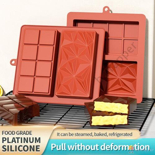 Chocolate Mould Silicone BPA-Free 6 Bars Of Chocolate Silicone Mould Chocolate-