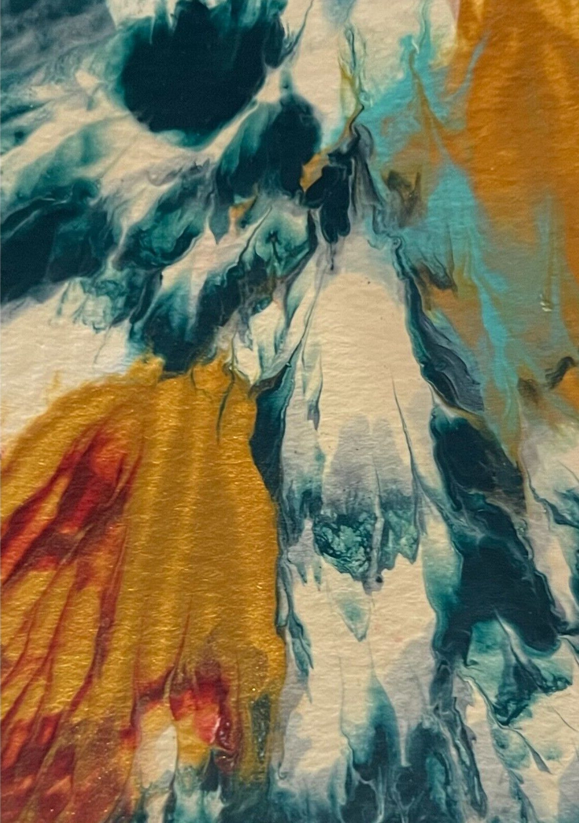 ACEO Original Art Card 2.5 x 3.5 Abstract PaintingsTrendy Unique One of