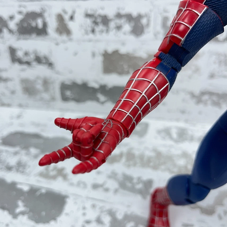 Figura Posable Spider Man La Película 3 2007 GVC Thinkway Juguete De Colección Y2K 13" Foto 4 de 4