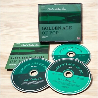 Time Life Golden Age Of Pop 3 CD Set Catch A Falling Star Edition 50 Tracks 2010
