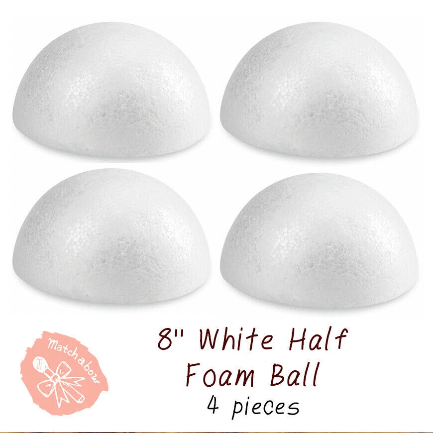 12 pcs Foam Ball Round White Polystyrene Modelling Sphere Foam Craft - Image 4 of 4