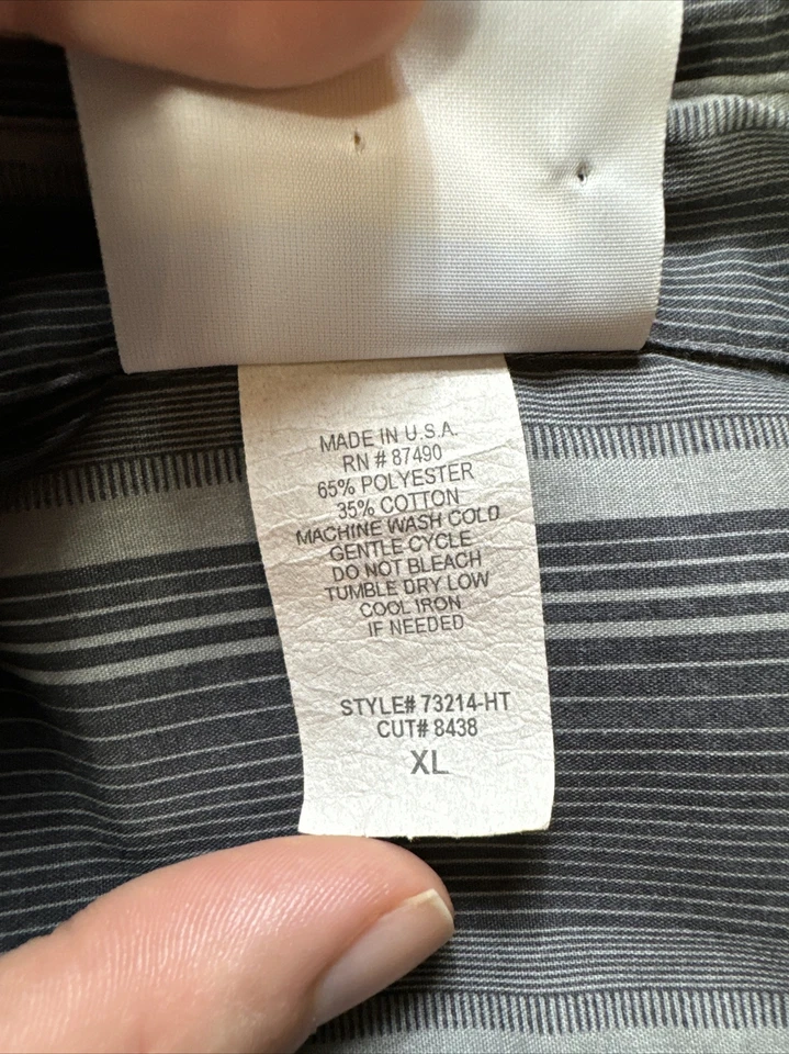 Camisa De Colección Años 90 Y2K Kik Wear Manga Corta Hombre’s XL Extra Grande Hecha en EE. UU. Foto 2 de 4