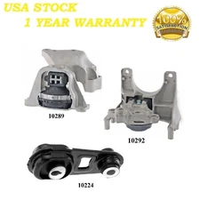 3PCS MOTOR & TRANS MOUNT FIT 22-24 MITSUBISHI OUTLANDER/21-23 NISSAN ROGUE 2.5L