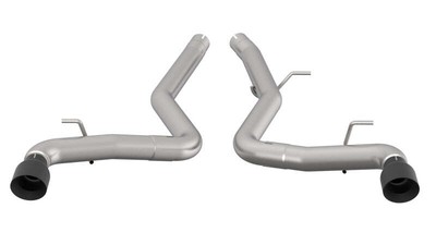 Kooks Fits 2020 Toyota Supra 3in SS Muffler Delete Axle Back Exhaust w/Black Tip
