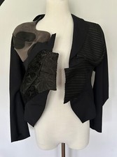 NWOT 100 AUTHENTIC Comme Des Garcons Women's Unique Blazer Size S Multi Color