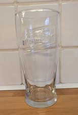 Carling Embossed Pint Glass Exct Condition