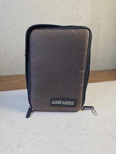 Case Logic Tan Zippered 10 Cassette Case - Vintage 90's