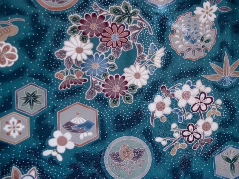 Rare Small Pattern Hanamaru Classical Silk Kimono… - image 4