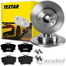 TEXTAR BREMSSCHEIBEN + BELÄGE HINTEN passend für OPEL VIVARO A RENAULT TRAFIC 2
