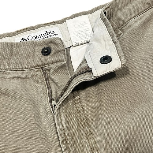 Sz 38 Columbia Sportswear Company Tan Outdoor Shorts 10 inch Inseam Durable - Picture 4 of 8
