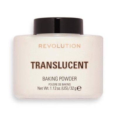 Revolution Loose Baking Powder Makeup Setting Powder Translucent 1.12 oz