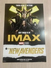 THUNDERBOLTS THE NEW AVENGERS 2025 POSTER AMC IMAX 19x13 HARD CARD MAILED FLAT