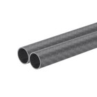 2Pcs Carbon Fiber Tube 14x16x420mm Matte Surface 3K Roll Wrapped for Plane
