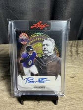 2026 Leaf Metal Presidents Day Roquon Smith Auto 1/1 Black Shimmer
