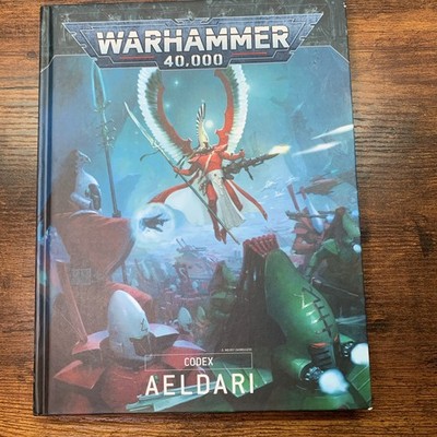Warhammer 40000 Codex Aeldari Hardcover 40K Games Workshop