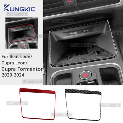 Unbranded Soft Carbon Fiber Interior Trim For Seat Leon MK4 Cupra Formentor
