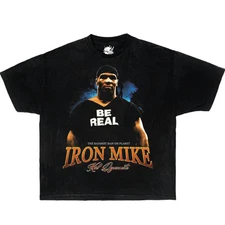 IRON MIKE TYSON Boxy Vintage Shirt Graphic Tee Streetwear Y2K
